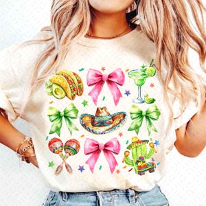 Coquette Cinco De Mayo Png, Preppy Cinco De Mayo Png, Mexican Png Tequila Png Margarita Sublimation, Fiesta Png Cinco De Mayo Shirt Design