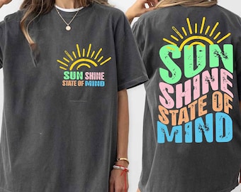 Sunshine State of Mind Neon Png, Beach Life PNG, Sunshine Png, Summer PNG , Trendy Summer Shirt Design, Distressed Beach PNG, Lake River Png