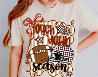 Football Touchdown Season Png, Football Game Day Png, Football Mama Png, Sport Png, Game Day Png, Fall Football Mom, Football Coquette Bow