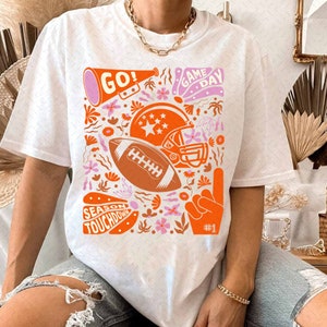 Touchdown Season Hand Draw Png, Retro Football png, Football Mom png, Football and Bows png, Football Mama png, Football Season png