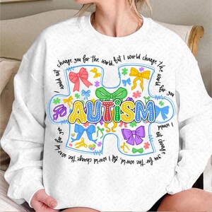 Autism Awareness Coquette Png, Retro Autism Bow PNG, Autism Mama PNG, Autism Advocate Png, Special Education, Neurodiversity Png