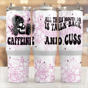 Funny Sarcastic 40Oz Tumbler Wrap , Sublimation Design Templates, 40Oz Png Digital Download. Clip Art Download, 40Oz Tumbler With Handle