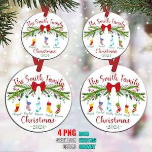 Coworkers Friends Christmas Ornament Png, Round Christmas Ornament, PNG Instant Download, Xmas Ornament Sublimation Designs Downloads