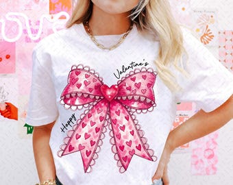 Valentines Day Coquette Bow Png, Valentine Coquette png, Happy Valentines Png, Retro Valentine Png, Valentines Heart Png, Girls Valentine