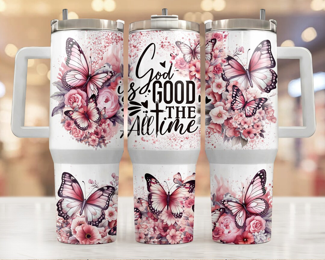 Hyturtle Personalized Christian God 40oz Tumbler With