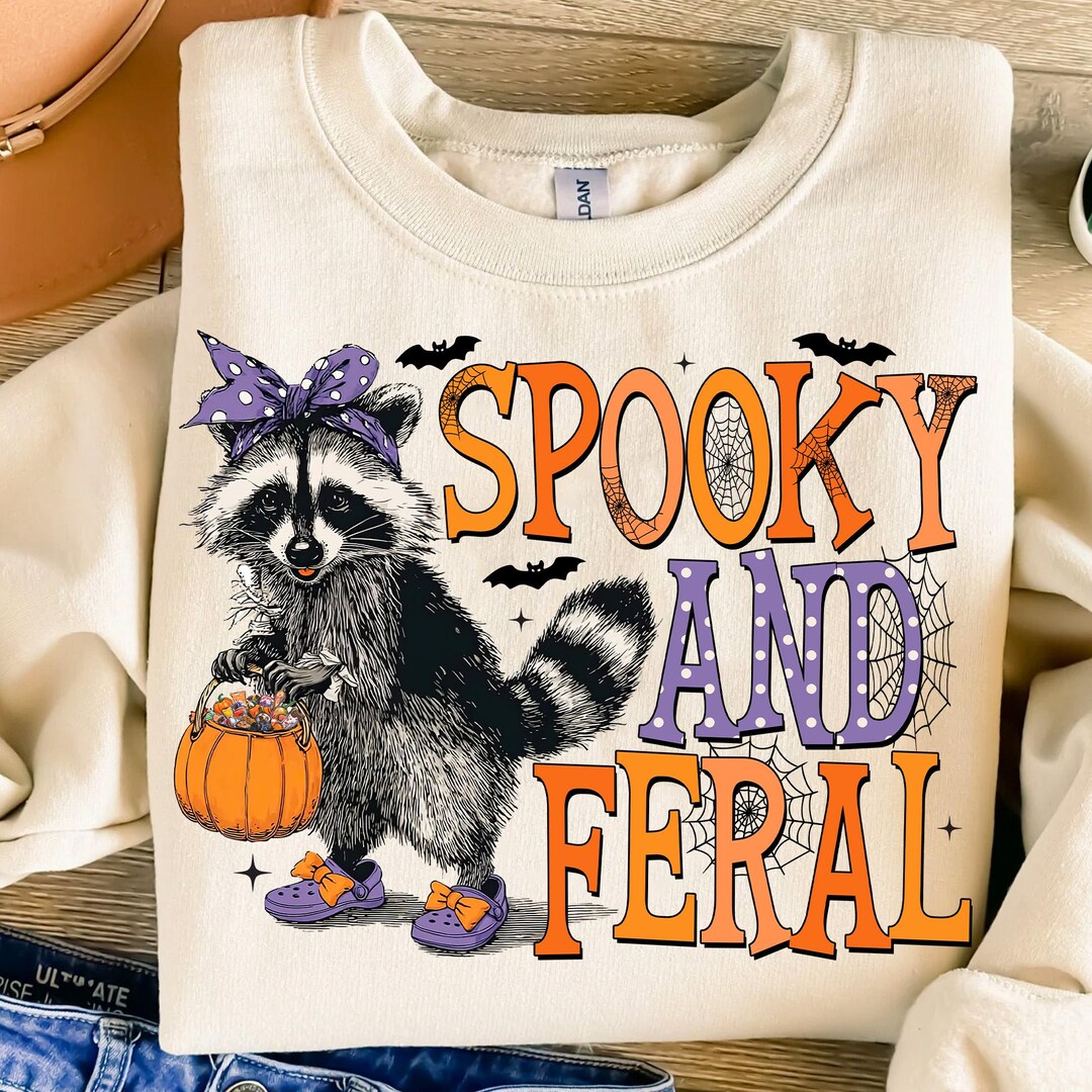 Spooky and Feral Raccoon PNG, Halloween Png, Funny Halloween Png ...