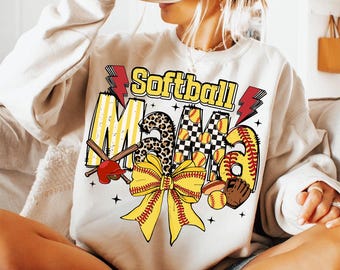 Softball Mama PNG, Softball Mama Png, Softball Coquette Png, Game Day Softball Bow Png, Checker Softball Png, Softball Mom Png, Team Spirit