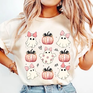 Retro Halloween Png, Coquette Png, Cute Ghost png, Girly Coquette png, Halloween png, Pumpkins png, Coquette Bow Png, Halloween Mama Png
