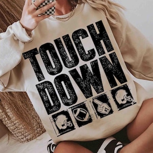 Football Touchdown Bow Png, Game Day Football Png, Preppy Football Shirt Design, Fall Football Png, Football Mama Png, Football Sublimation