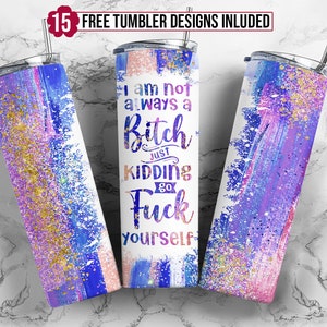 20oz Skinny Tumbler I'm Sorry If You Find My Face Intimidating Sublimation Design Templates,Straight PNG Digital Download. Resting Bitchface