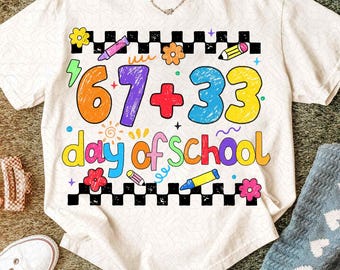 Preppy 100 Days of School PNG, Retro Happy 100th Day Design, Teacher 100 Days Shirt Graphic, Funny School Celebration Digital Download