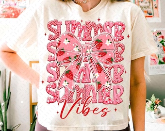 Strawberry Summer Vibes PNG, Preppy Strawberries Png, Coquette Strawberry Festival Png, Summer Strawberry Png, Floral Strawberry Summer Png