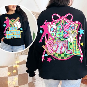 Hey Batter Batter PNG, Baseball Preppy PNG, Menina Baseball png, Beisebol png, Design colorido do dia do jogo, Mãe de torcida PNG, Design de camisa de beisebol