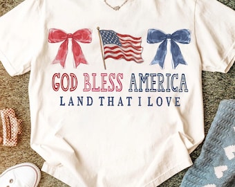 Coquette God Bless America Png, Coquette Fourth of July PNG, American Flag Png, America Stars Stripes png, Patriotic png, Memorial Day Png