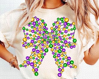 Noeud de ruban de mardi gras png, coquette de noeud de mardi gras png, téléchargement de conception de sublimation de mardi gras png, noeud de coquette de mardi gras png, fleur de lys png