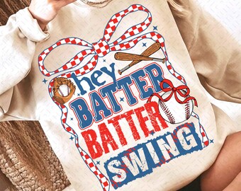 Retro Baseball Batter Batter Swing PNG, Checkered Baseball Coquette Png, Game Day Baseball Coquette Png, Baseball Mom Png,Baseball Shirt Png