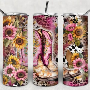 Country Girl 20 Oz Skinny Tumbler Sublimation Design Digital Download ...