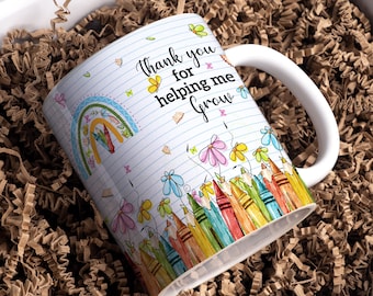 Thank You for Being Important, Teacher Mug, Wrap Around Mug Template 11oz & 15oz, Sublimation, High-Quality, Instant Digital Download