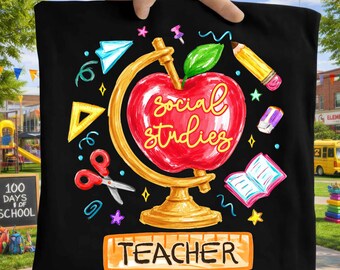 Social Studies Teacher Png, Kindness Teacher Png, Floral Teach Love Watch Png, Teach Retro Floral Png, Apple Teacher Png, Teach Png