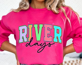 River Days Png, Varsity River Days Png Sublimation T-Shirt Print, Summer River Days Vacation Png, River Vibes Png, Funny River Sayings Png