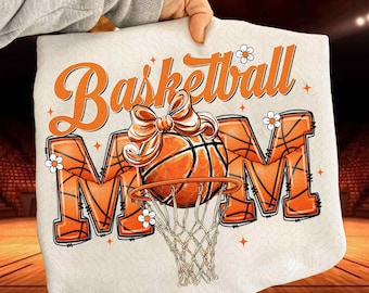 Retro Basketball PNG, Basketball Mom Life Sublimation, Glitter Basketball Shirt Design, Game Day PNG, Basketball Mama PNG, Sports Png