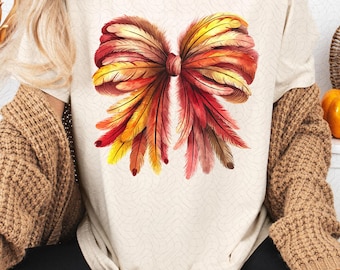 Retro Turkey Thanksgiving Bow Png, Thanksgiving Coquette Bow PNG, Fall Shirt Png, Thankful Png, Autumn Sublimation Design, Turkey png