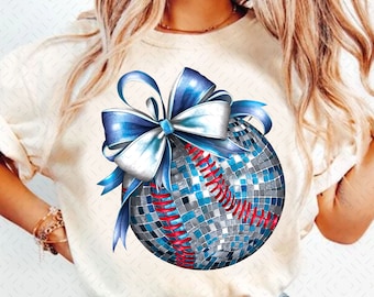Baseball Coquette Bow png, Soft Girl Era png, Baseball Png, Coquette Baseball Png, baseball mom, Coquette sublimation t shirt