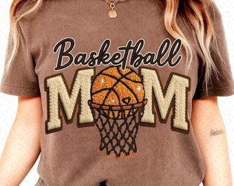 Yarn Basketball mom PNG, faux yarn basketball Png, Crochet basketball png, Game day Shirt design, basketball season png, basketball mom png