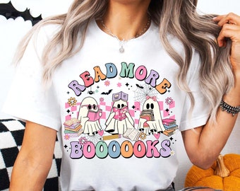 Read More Books Png, Spooky Teacher Png, Teacher Halloween PNG, Funny Teacher Png,Teacher Sublimation, Retro Teacher Png, Teacher Ghost Png