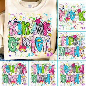Preppy Back To School Bundle, Kindergarten, First Day Of School, Coquette Pencil, Pre-k 1st/2nd/3rd Grade, School Bundle Png, Back To School