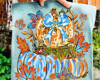 Floral Fall Pumpkin Png, Preppy Pumpkin Coquette Png, Glitter Pumpkin Png, Boho Autumn Flowers Png, Brushstroke Pumpkin Spice Png