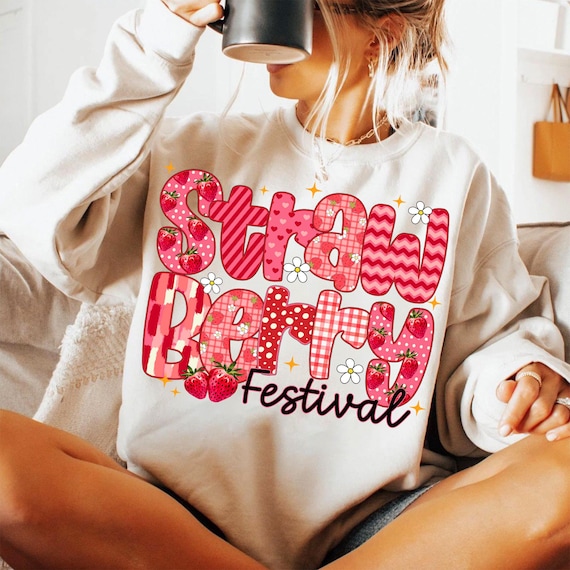 Strawberry Festival Summer Png, Cherry Strawberry Sublimation png, Strawberry Shirt Design, Cute Summer Png, Summer Fruit, Strawberry Lover