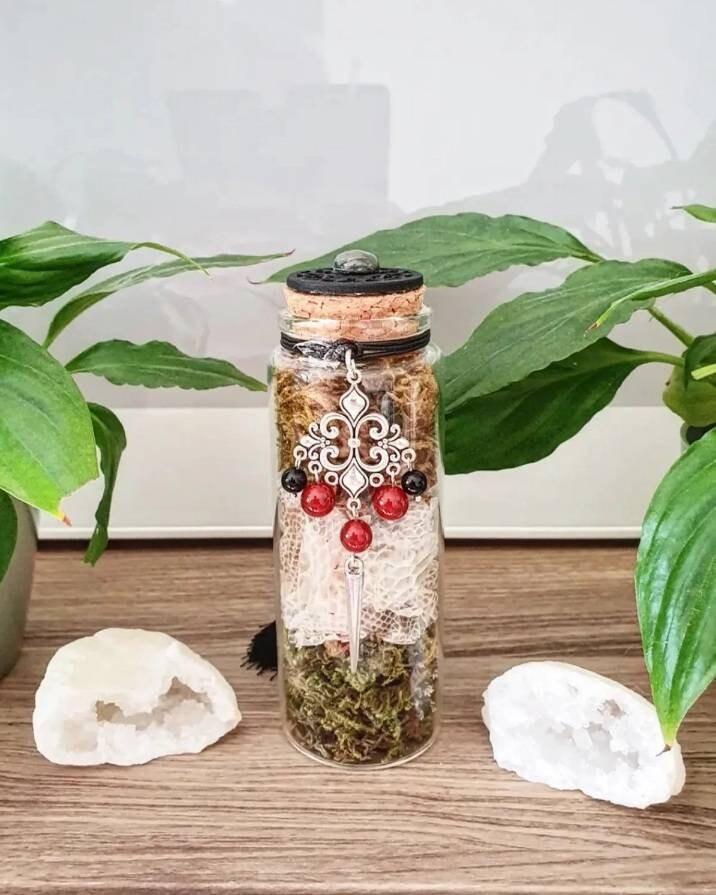 Spell Jar - Fiole de Santé, Renouveau et d'accompagnement Dans Le Changement