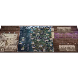 The Witcher: Old World - Vinyl Spielmatte Spielbrett - Sonderanfertigung