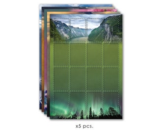 Earth 5pcs - Vinyl speelmat speelbord - Aangepast product