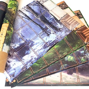 Everdell FAN EXPANSION x94 cards Vinyl Playmat English and German versions Custom Unofficial product 4x Playmats, English