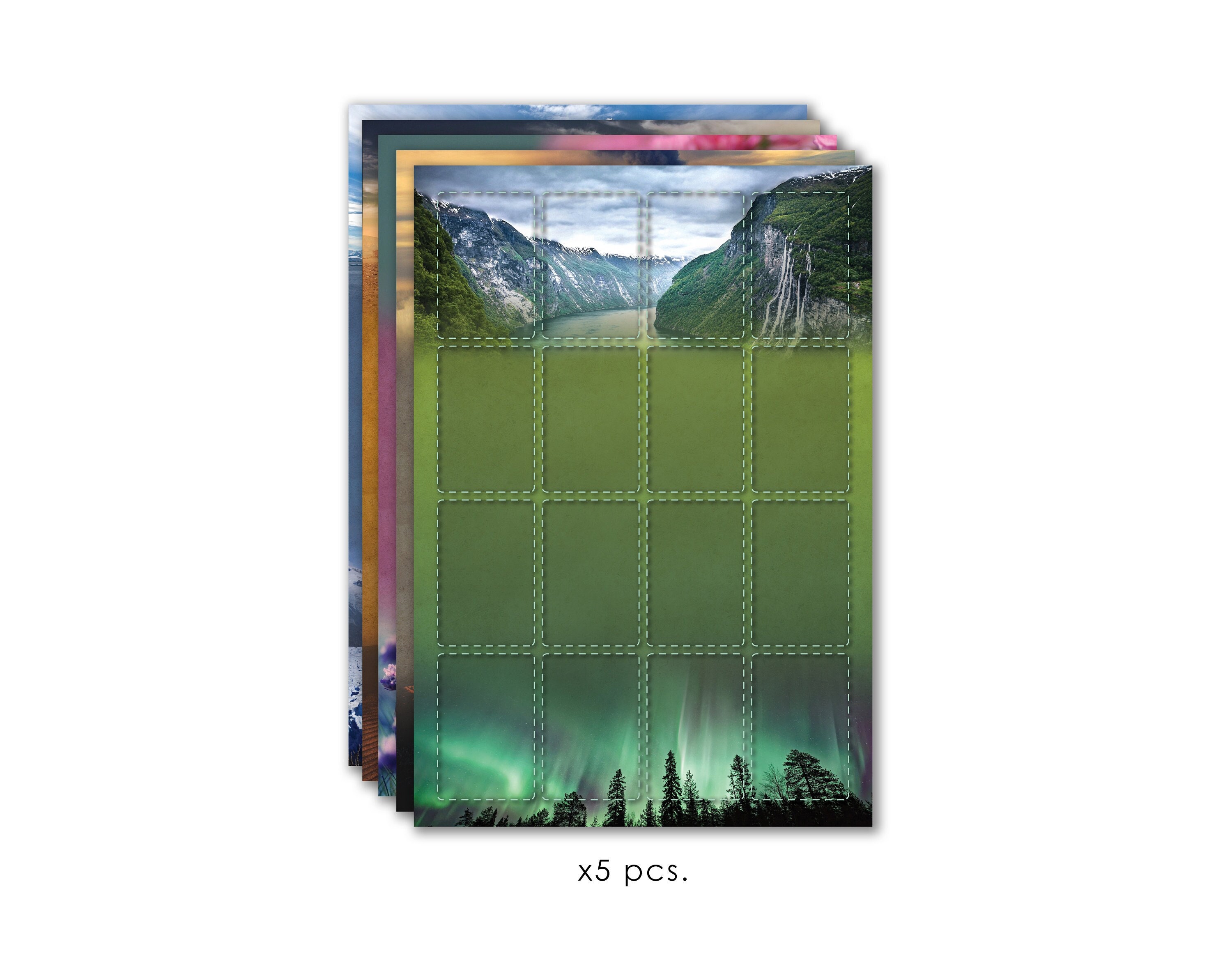 Earth 5pcs  - Vinyl Playmat Gameboard - Custom product