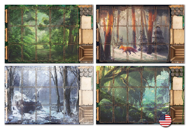 Everdell FAN EXPANSION x94 cards Vinyl Playmat English and German versions Custom Unofficial product image 9