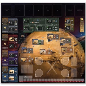 Dune Imperium UPRISING (game zonder uitbreidingen) - Speelbord vinyl speelmat - aangepast product