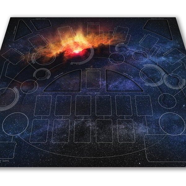 Star Wars Outer Rim + Unfertige Geschäfts-Erweiterung - Vinyl Spielmatte - Benutzerdefiniertes Produkt -Inoffizielles Produkt