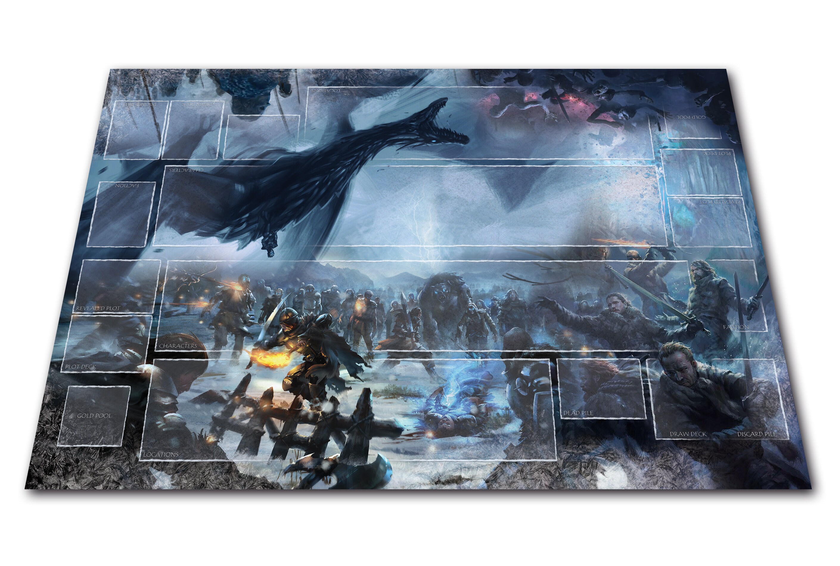 Game of Thrones Lcg Vinyl Playmat Gameboard Custom Product Etsy