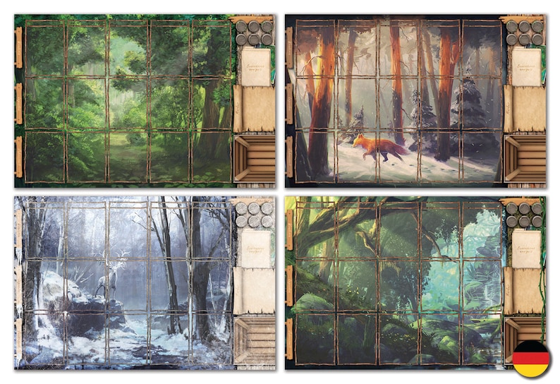 Everdell FAN EXPANSION x94 cards Vinyl Playmat English and German versions Custom Unofficial product image 10