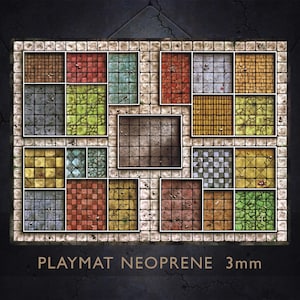 Heroquest - NEOPREEN Mat 3 mm - Custom Edition - Niet-officieel product