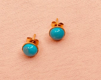 Turquoise earrings / Turquoise stud earrings / Turquoise earrings