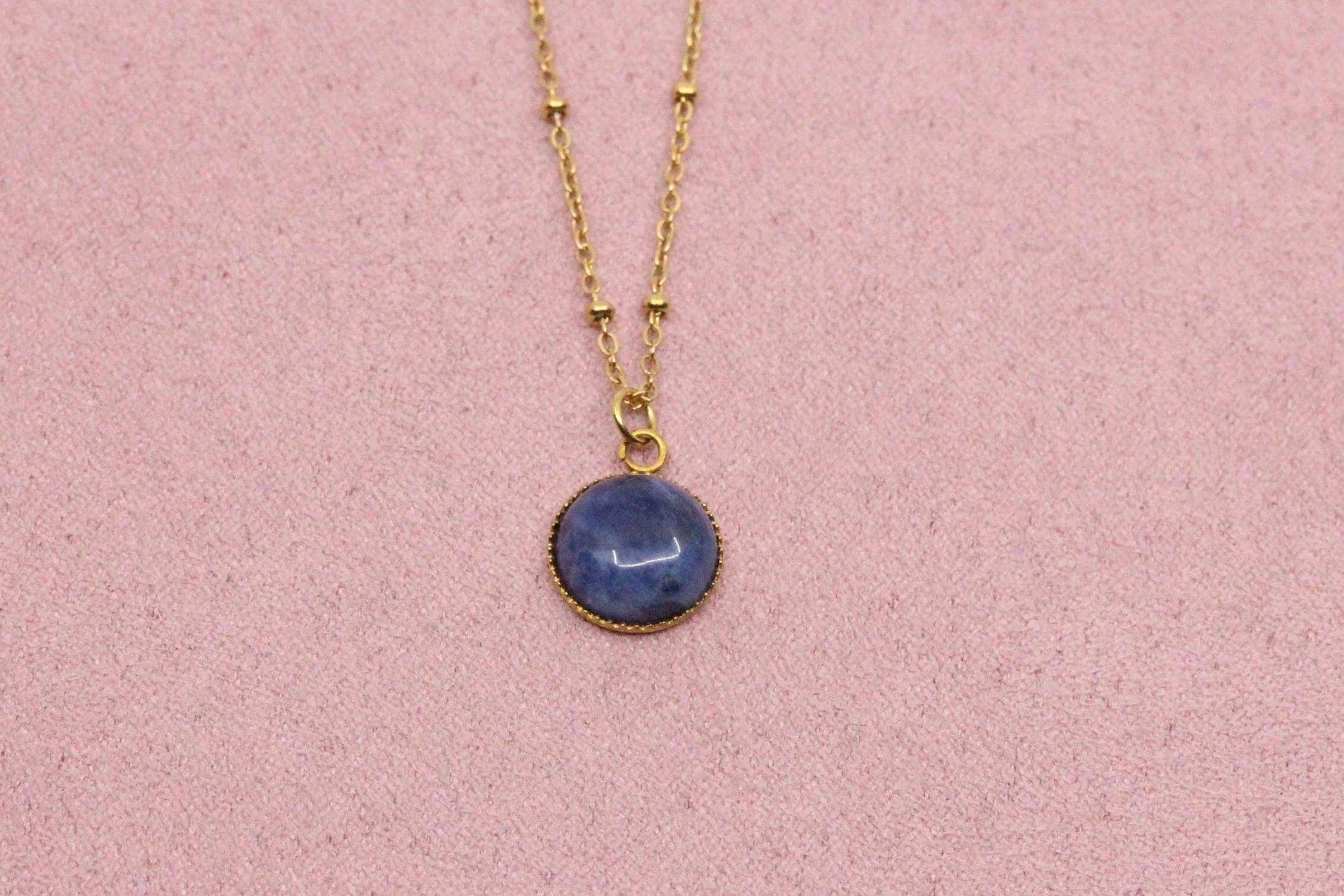 Lapis Lazuli Colgante Media Luna Oro Tous Latelierjolisbijoux España