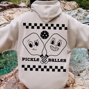 Pickleball SVG, Pickleball PNG, Retro Pickleballer Cut Files for Cricut, Paddle Png, Pickleball Shirt Design, Trendy Picke Ball Lover Svg