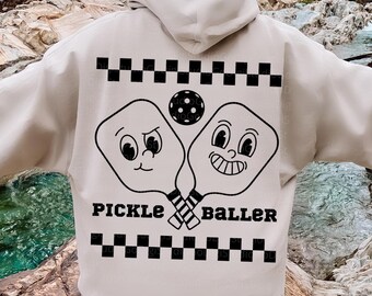 Pickleball SVG, Pickleball PNG, Retro Pickleballer Cut Files for Cricut, Paddle Png, Pickleball Shirt Design, Trendy Picke Ball Lover Svg