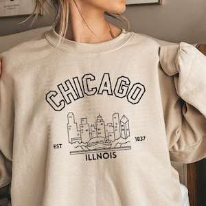 Chicago Svg, Chicago Silhouette, Chicago City Svg, Chicago Skyline Svg, Chicago Clipart, arquivos cortados para artesãos, silhueta - impressões digitais