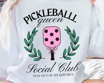 Pickleball PNG, Pickleball-sublimatieontwerp, Coquette Pickleballer Social Club, Paddle Png, Pickleball-shirt png, Trendy Pickleball Lover