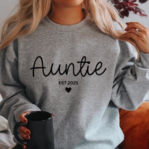 Fichiers Svg Png et coupe tante 2025 pour Cricut, sublimation tante future, nouvelle chemise tante design, faire-part de bébé, faire-part de grossesse
